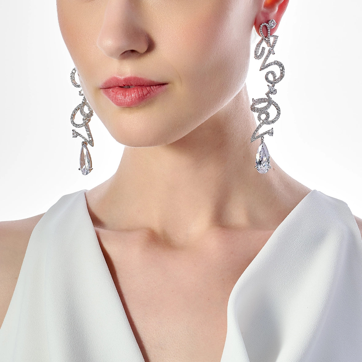 Script Earrings